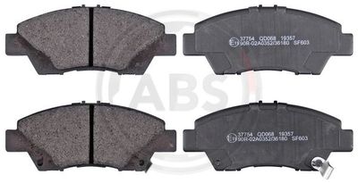 Brake Pad Set, disc brake A.B.S. 37754