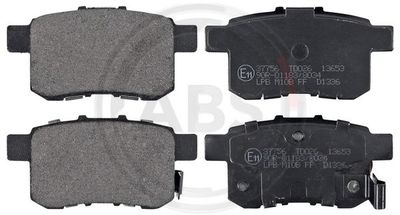 Brake Pad Set, disc brake A.B.S. 37756