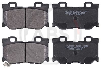 Brake Pad Set, disc brake A.B.S. 37769