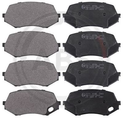 Brake Pad Set, disc brake A.B.S. 37771