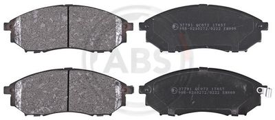 Brake Pad Set, disc brake A.B.S. 37791