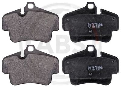Brake Pad Set, disc brake A.B.S. 37823
