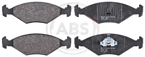 A.B.S. 37837 Brake Pad Set, disc brake