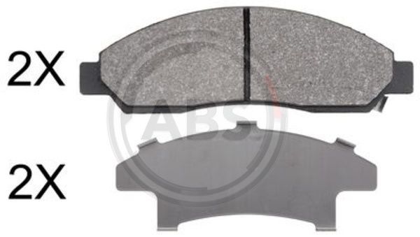 A.B.S. 37851 Brake Pad Set, disc brake
