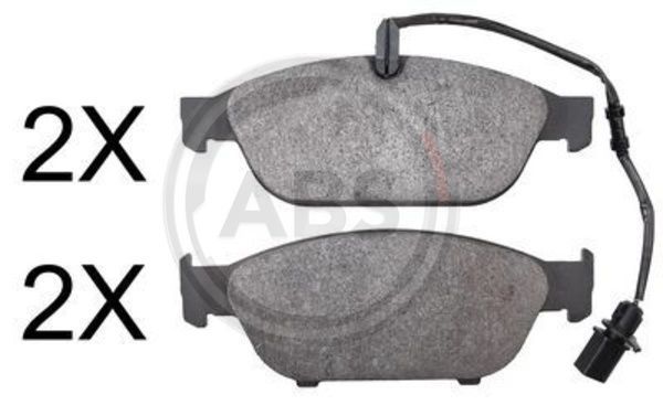 A.B.S. 37854 Brake Pad Set, disc brake
