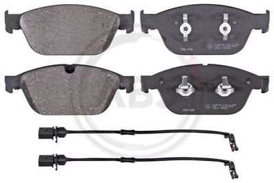 Brake Pad Set, disc brake A.B.S. 37855