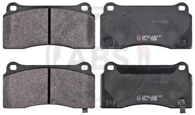 Brake Pad Set, disc brake A.B.S. 37856