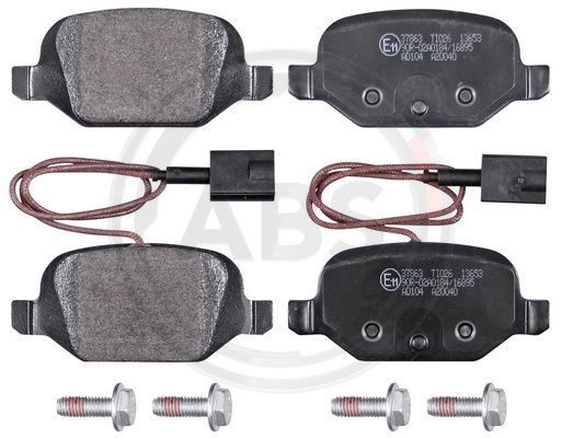 A.B.S. 37863 Brake Pad Set, disc brake