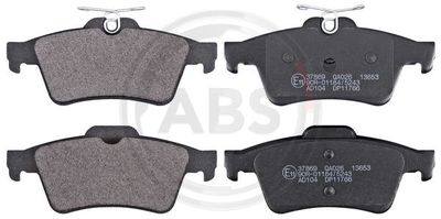 Brake Pad Set, disc brake A.B.S. 37869