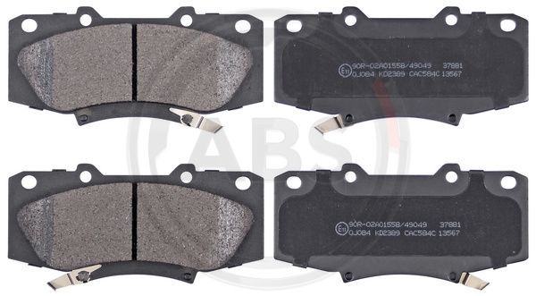 A.B.S. 37881 Brake Pad Set, disc brake