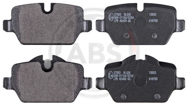 A.B.S. 37883 Brake Pad Set, disc brake