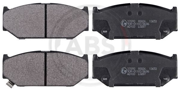 A.B.S. 37893 Brake Pad Set, disc brake