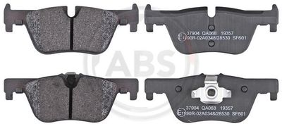 Brake Pad Set, disc brake A.B.S. 37904