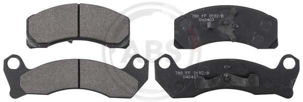 A.B.S. 38200 Brake Pad Set, disc brake