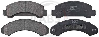 Brake Pad Set, disc brake A.B.S. 38249