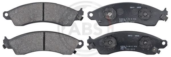 A.B.S. 38412 Brake Pad Set, disc brake