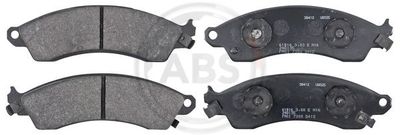 Brake Pad Set, disc brake A.B.S. 38412
