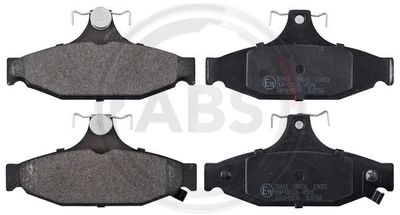 Brake Pad Set, disc brake A.B.S. 38413