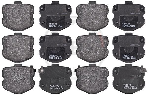 A.B.S. 38433 Brake Pad Set, disc brake