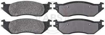 Brake Pad Set, disc brake A.B.S. 38443