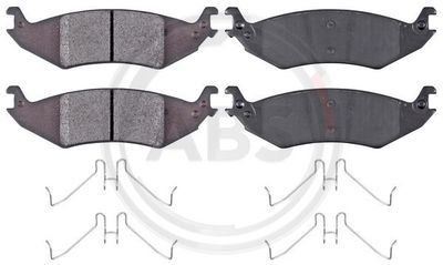 Brake Pad Set, disc brake A.B.S. 38444