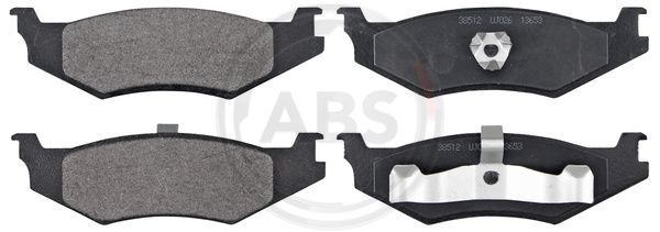 A.B.S. 38512 Brake Pad Set, disc brake