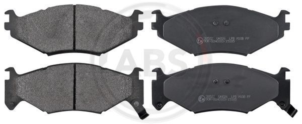 A.B.S. 38522 Brake Pad Set, disc brake