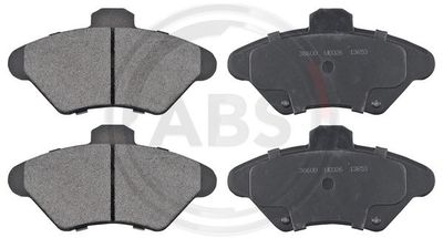 Brake Pad Set, disc brake A.B.S. 38600