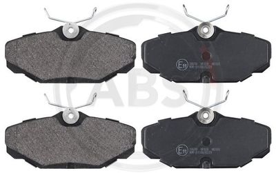 Brake Pad Set, disc brake A.B.S. 38610