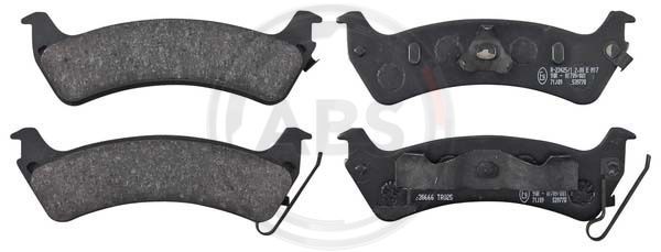 A.B.S. 38666 Brake Pad Set, disc brake