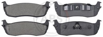 Brake Pad Set, disc brake A.B.S. 38711