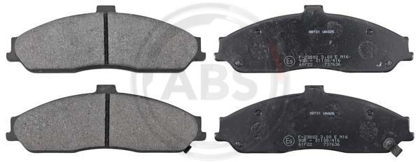 A.B.S. 38731 Brake Pad Set, disc brake