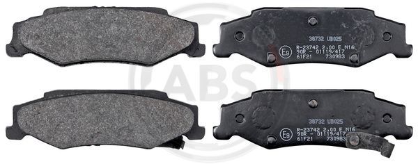 A.B.S. 38732 Brake Pad Set, disc brake