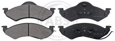 Brake Pad Set, disc brake A.B.S. 38746