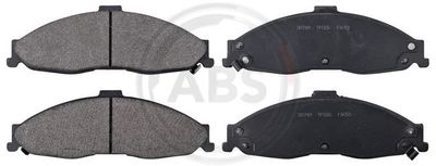 Brake Pad Set, disc brake A.B.S. 38749