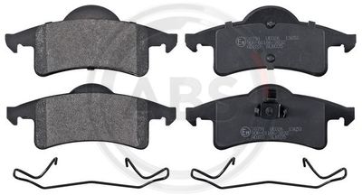 Brake Pad Set, disc brake A.B.S. 38791