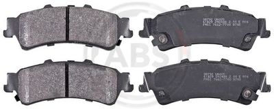Brake Pad Set, disc brake A.B.S. 38792