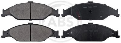 Brake Pad Set, disc brake A.B.S. 38804