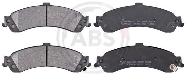 A.B.S. 38834 Brake Pad Set, disc brake