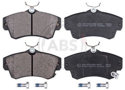Brake Pad Set, disc brake A.B.S. 38841