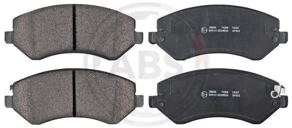 A.B.S. 38856 Brake Pad Set, disc brake