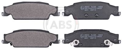 Brake Pad Set, disc brake A.B.S. 38922
