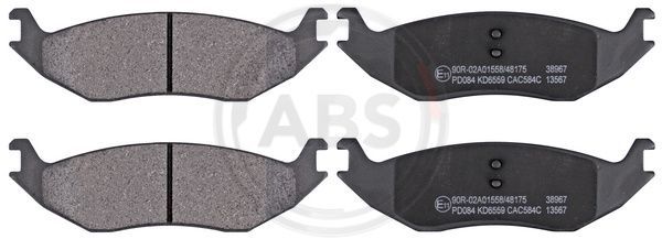 A.B.S. 38967 Brake Pad Set, disc brake
