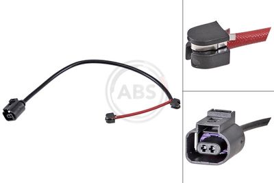 Warning Contact, brake pad wear A.B.S. 39448