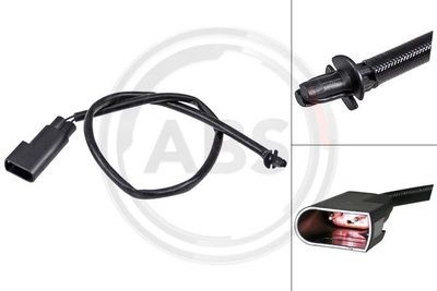 Warning Contact, brake pad wear A.B.S. 39669