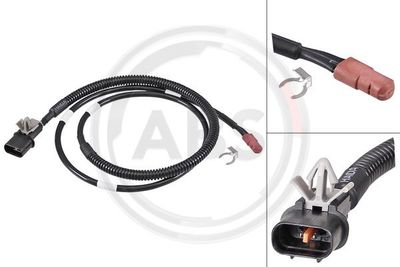Warning Contact, brake pad wear A.B.S. 39928