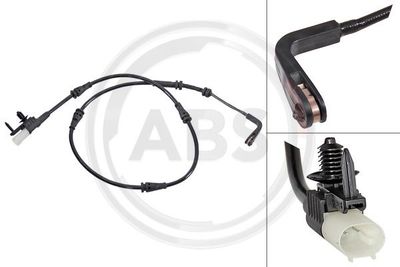 Warning Contact, brake pad wear A.B.S. 39978