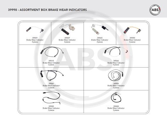 A.B.S. 39998 Warning Contact, brake pad wear