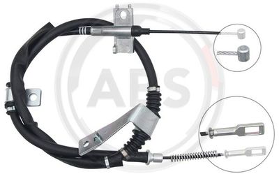 Cable Pull, parking brake A.B.S. K10078