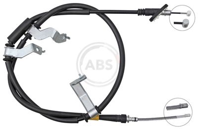 Cable Pull, parking brake A.B.S. K10124
